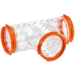 NA Cages Et Accessoires | Accessoires pour rongeurs ferplast tube fpi 4814 t tunnel couleurs multiples hamsters