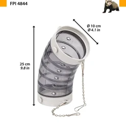 NA Accessoires rongeurs ferplast fpi 4844 tunnel courbe plastique cage modulable