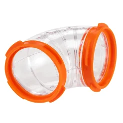 NA Cages Et Accessoires | Accessoires rongeurs ferplast tube fpi 4810 curve couleurs mixtes incurvé tunnel