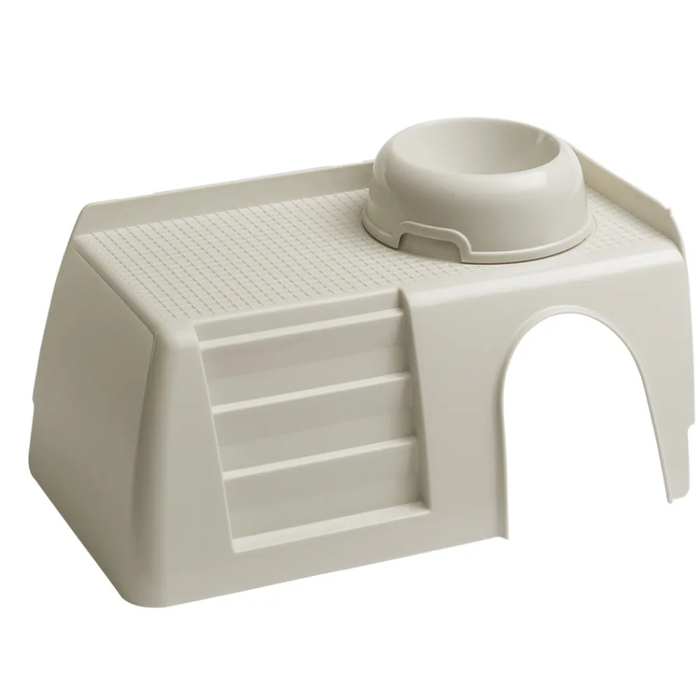 NA Cages Et Accessoires | Accessoires rongeurs ferplast pub 3253 maisonnette en plastique pour lapins cochons d’inde