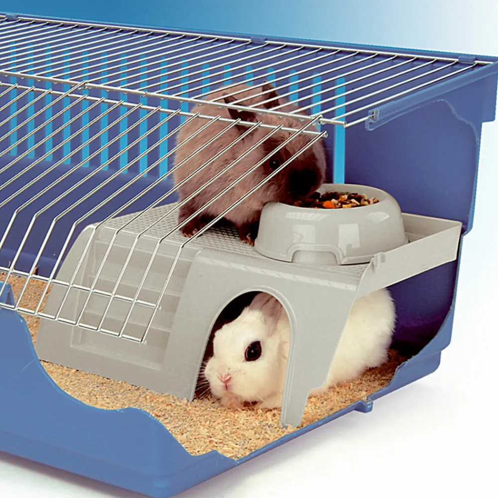 NA Cages Et Accessoires | Accessoires rongeurs ferplast pub 3253 maisonnette en plastique pour lapins cochons d’inde