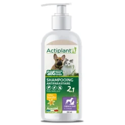 Actiplant - Shampooing 2en1 au parfum vanille pour chien et chat : 250ml Online
