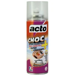 Acto - choc - aérosol action foudroyante - insecticide polyvalent - fabriqué en fr Best