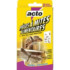 Acto - pièges à mites alimentaires - piège sans odeur et sans insecticide Sale