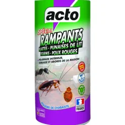 Acto - poudre anti-insectes rampants : protection naturelle et efficace Sale