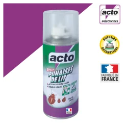 Acto Anti-Nuisibles | - punaises de lit aérosol auto-diffusant- 125ml