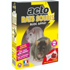 Acto - rats - souris blocs appâts - 8 x 30 grs - le meilleur choix pour une dérati Hot