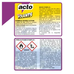 Acto - special volants double action - aérosol de 400 ml Clearance