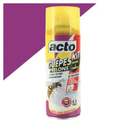 Acto Anti-Nuisibles | - Aérosol spécial guepes frelons - kit spécial toitures et combles