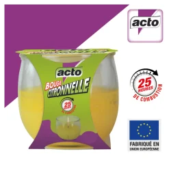 Acto - Bougies citronnelle: ambiance et sécurité pour vos soirées Best