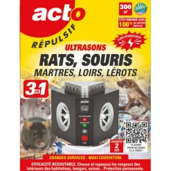 Acto - Répulsif à ultrasons fixe 鈥à brancher sur secteur Sale