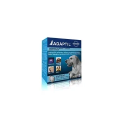Adaptil - Produit apaisant pour chien : diffuseur et flacon recharge 30j Online
