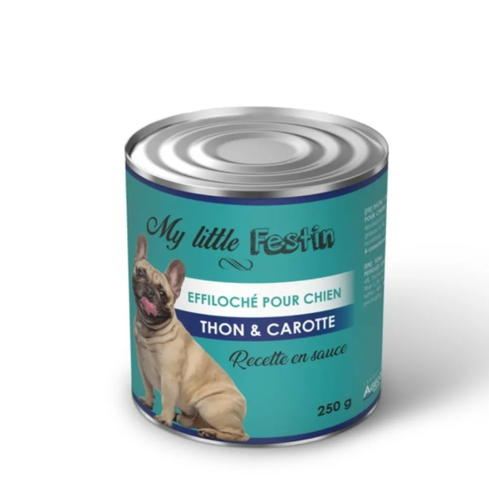 Agecom - My little festin - pâtée chien - thon / carotte 250 g Online