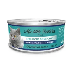 Agecom Alimentation Et Friandises | - My little festin - pâtée chat thon / jambon 80 g