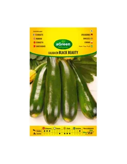 Agreen Graines De Légumes Et Aromatiques | - 10 sachet de graines de courgette black beauty