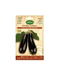 Agreen - 10 sachet de graines eco long violet aubergine Clearance