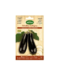 Agreen - 10 sachet de graines eco long violet aubergine Clearance