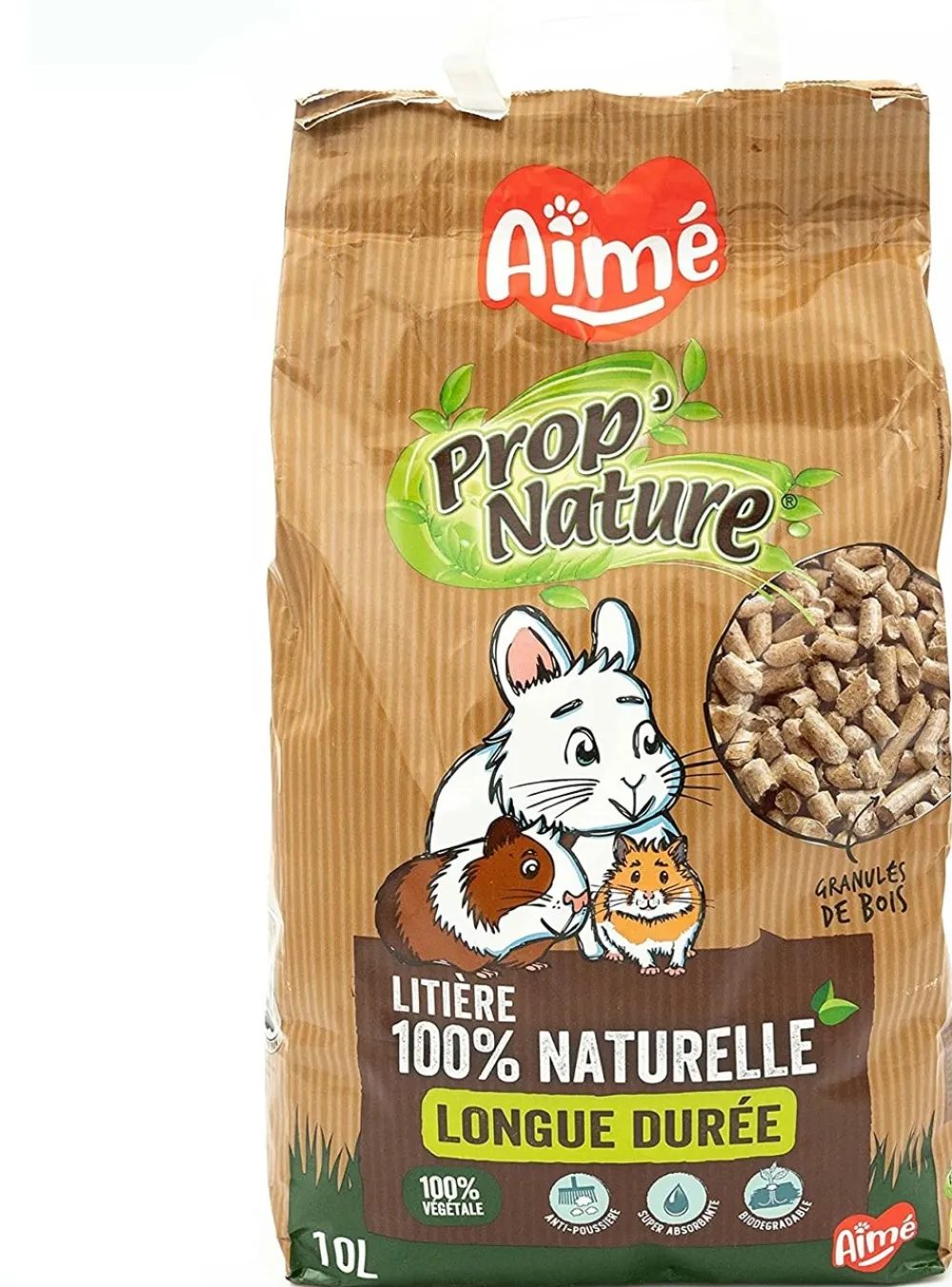 Aimé AIMÉ - Litière prop'nature rongeur 10l Best