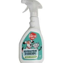Aimé AIMÉ - Spray anti-odeurs animaux - - sdestruct'odeur pour chat ou rongeur - 500 ml - parfum muguet Online