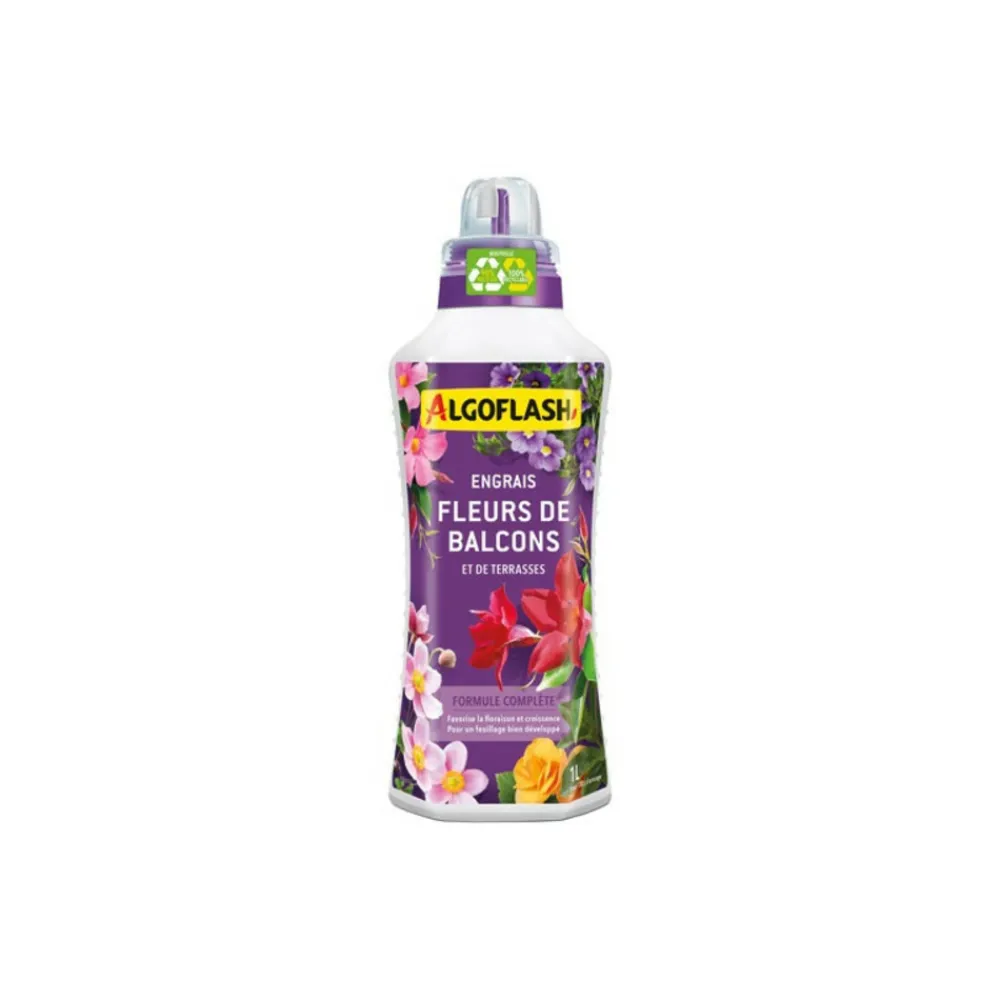 Algoflash. Engrais | - Engrais fleurs terrasses balcon 1l /nc - afleuli1000