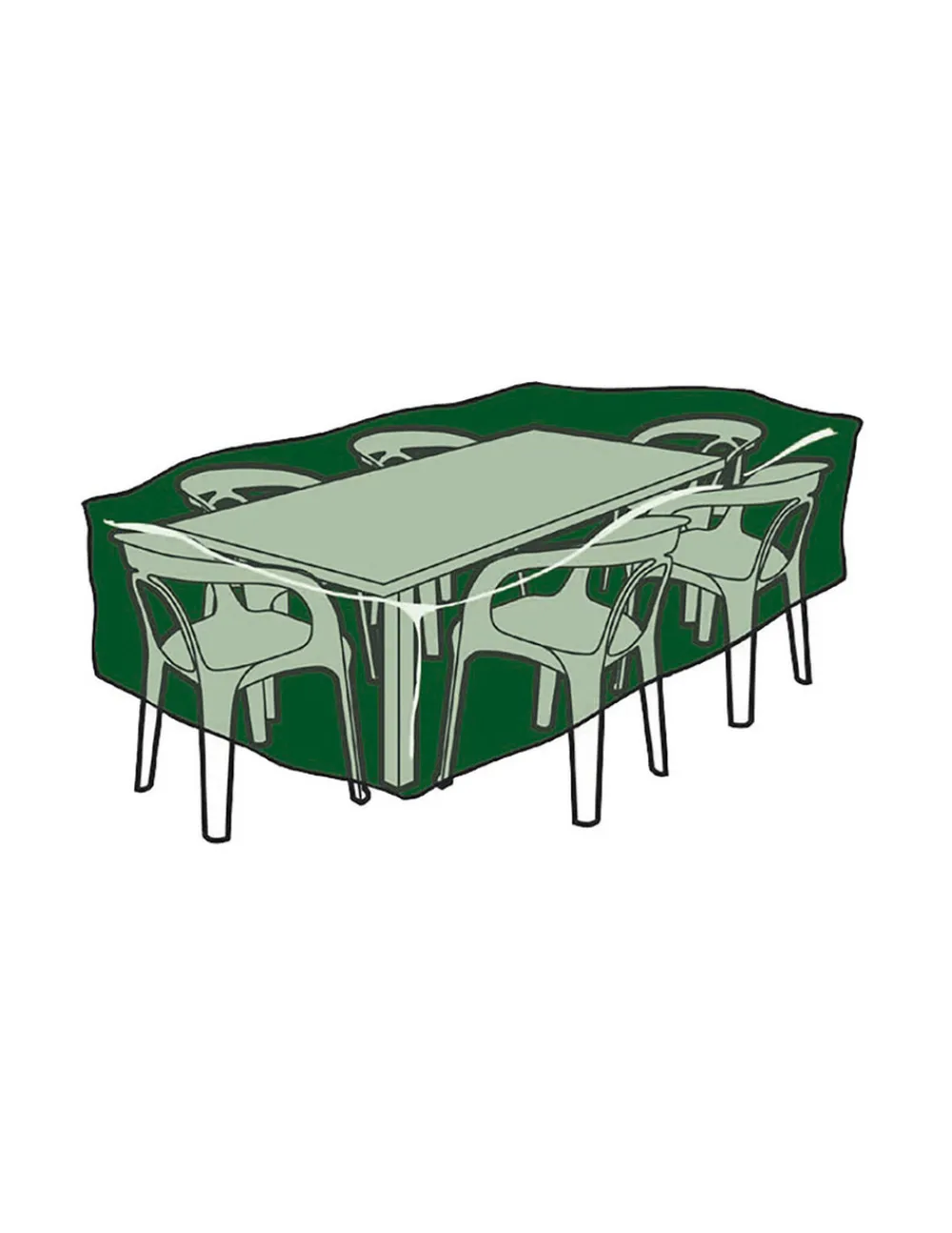 Altadex - Couvercle de protection. Housse table et chaise 130x79x71cm 100gr/m² Clearance