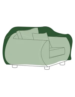 Altadex Entretien Du Mobilier | - Housse de protection housse fauteuil 130x90x70cm 240gr/m²