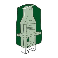 Altadex - Étui de protection barbecue vert polyéthylène 128 x 80 x 253 cm Sale