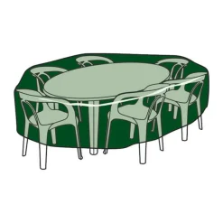 Altadex Entretien Du Mobilier | - Étui de protection meubles de jardin vert polyéthylène plastique 120 x 90 cm 100gr/m²