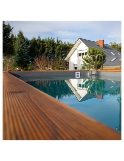Altanka Piscines Et Spas | - Piscine en bois aqua 6,1x2,85 - h.1,31 m fixations à visser - bas7307ospl -