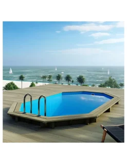 Altanka Piscines Et Spas | - Piscine en bois nemo 4,3x3 - h.1,31 m cadre en métal, sans dalle béton - bas7303ospu -