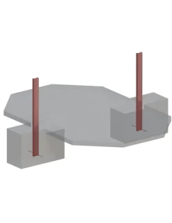 Altanka - Piscine en bois nemo 5,79x3,49 - h.1,45 m fixations à sceller - bas7304ospi+sza -