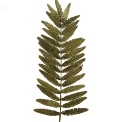 Amadeus Fleurs Et Plantes Artificielles | - Tige de fougère artificielle, coloris kaki - H.125cm