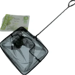 Animallparadise - Epuisette filet noir, maille moyenne, 20 cm x 16 x 53 cm aquarium Best