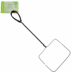 Animallparadise - Epuisette filet blanc, maille fine, 12 cm x 11 x 37 cm, aquarium Sale