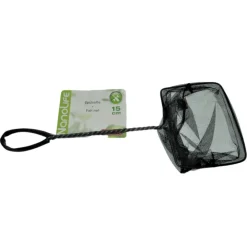 Animallparadise Hygiène Et Soins | - Epuisette filet noir, maille moyenne, 15 cm x 13 x 40 cm, aquarium