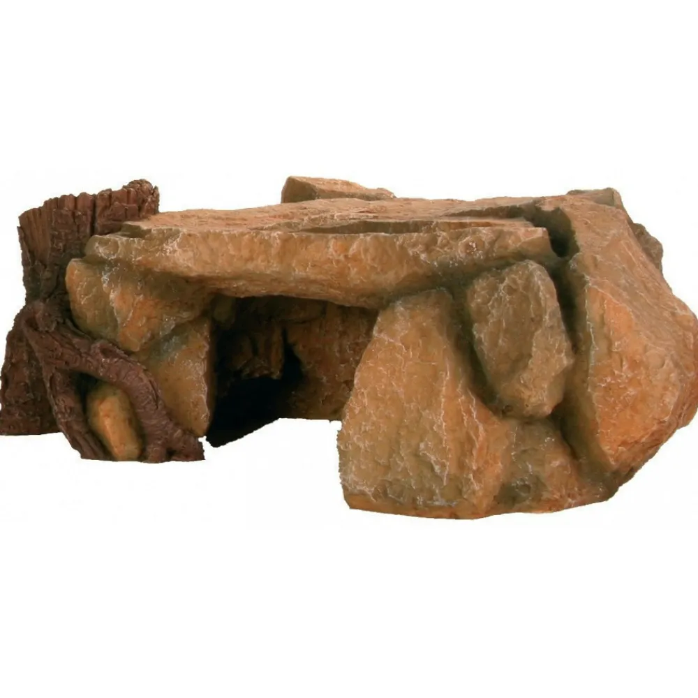 Animallparadise - Plateau de roche avec souche 25 cm, aquarium Hot