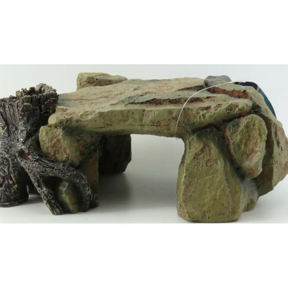 Animallparadise - Plateau de roche avec souche 25 cm, aquarium Hot