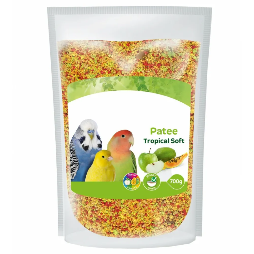Animallparadise Alimentation | - Pâtée soft tropical 700 g aliment complémentaire pour oiseaux.