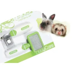 Animallparadise - Set démêlage carde douce et démêloir pour lapins, furets, hamsters Online