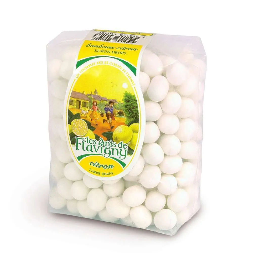 Anis de Flavigny Épicerie Gourmande | - Bonbons , sac de 250 g - goût citron