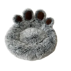 Anka Cages, Volières Et Accessoires | - Coussin façon patte d'ours pour chien, coloris gris - D.60cm