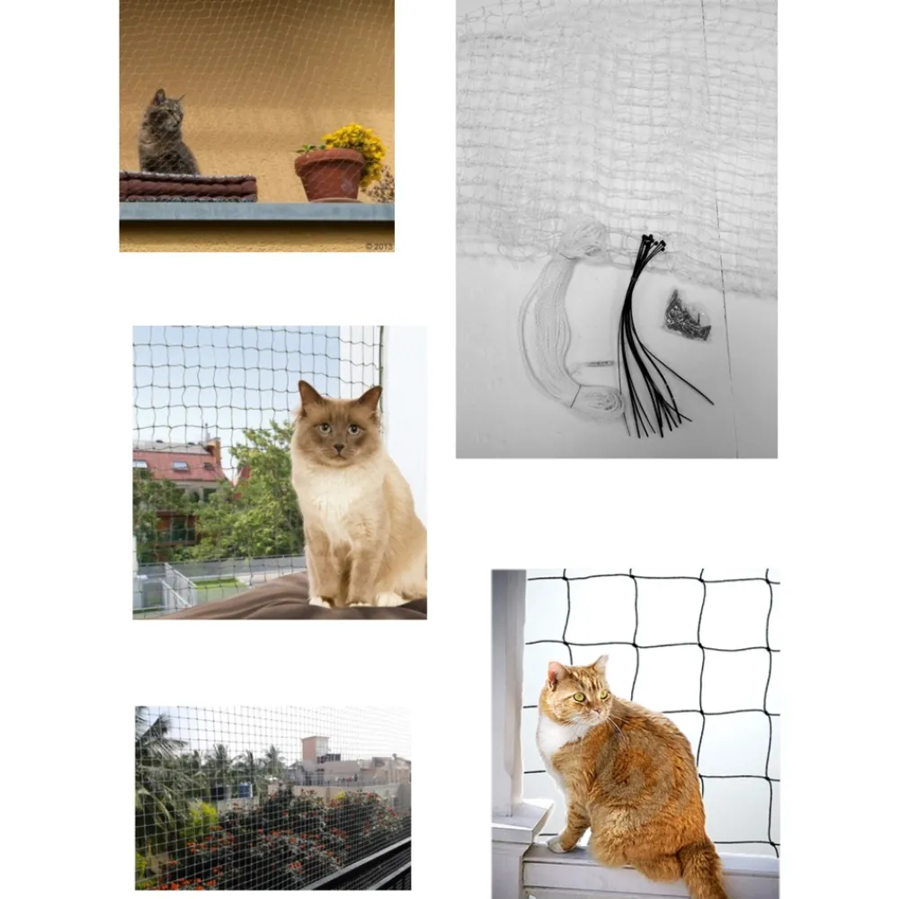 Anka Hygiène Et Soins | - Filet de balcon anti morsures pour chat : moyen modèle
