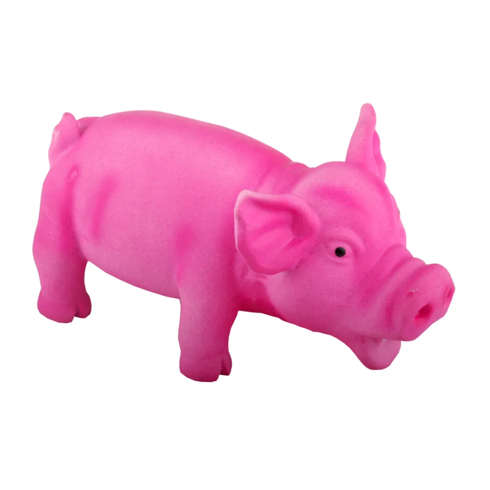 Anka Jouets | - Jouet cochon latex géant pour chien : Longueur 32 cm