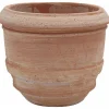 Antico Cache-Pots Et Bacs D'Intérieur|Pots Et Jardinières | - Pot Barile Liscio en terre cuite - D.20cm