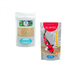 Aquaris Alimentation | - Lot économique avec wheatgerm 1 kg / 3mm et produits d’entretien pond bakto 50g