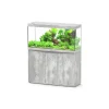 Aquatlantis Aquariums Et Meubles | - Aquarium avec meuble LED Volga gris - 122,5x52,7x66,1 cm 427 L