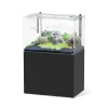 Aquatlantis Aquariums Et Meubles | - Aquarium avec meuble Aquascape LED 100 Pro noir - 100x64x64 cm 384 L