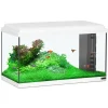 Aquatlantis - Aquarium en verre, blanc : L.60 x P.30 x H.34 cm - 61 litres Hot