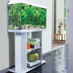 Aquatlantis Aquariums Et Meubles | - Meuble d'aquarium Aquadisio 80 blanc