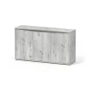 Aquatlantis - Meuble pour aquarium Splendid 150 en bois chêne - 39,8x149x83 cm